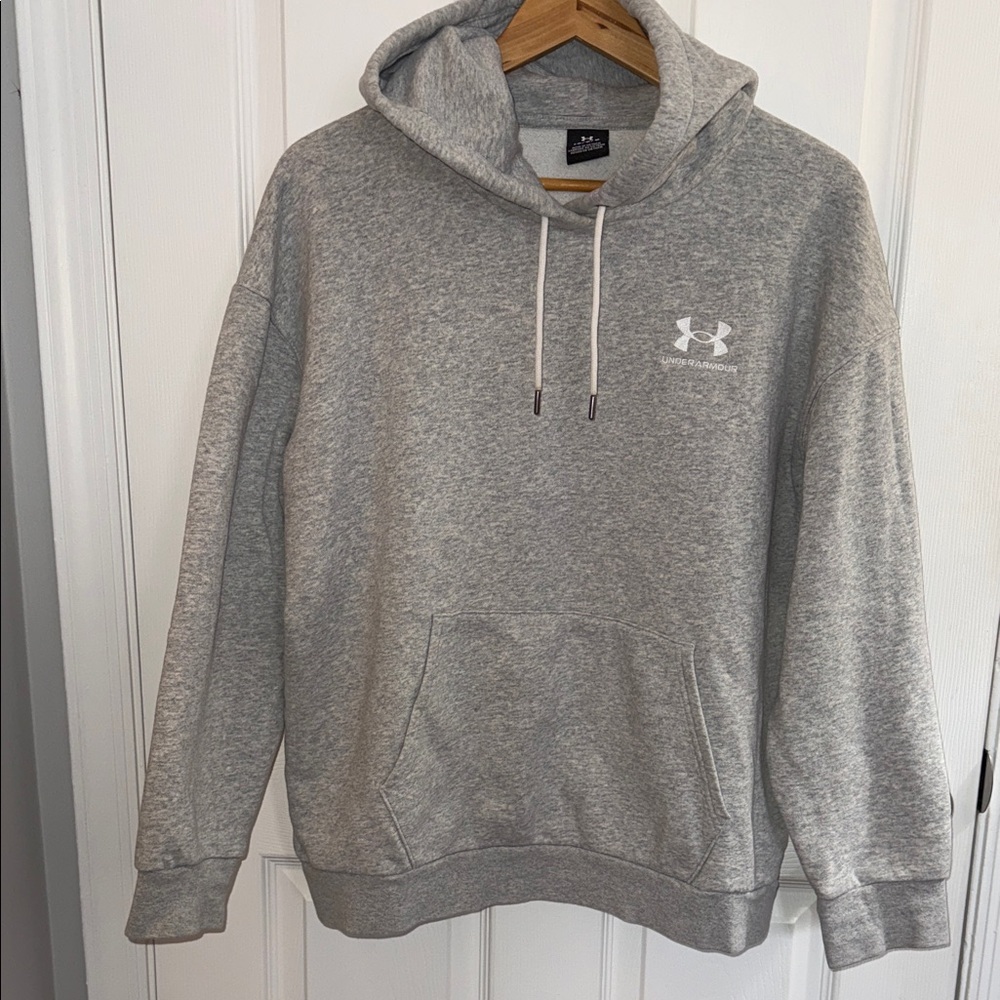 Under Armour Heather Gray Men's Hoodie Lot of 2.
